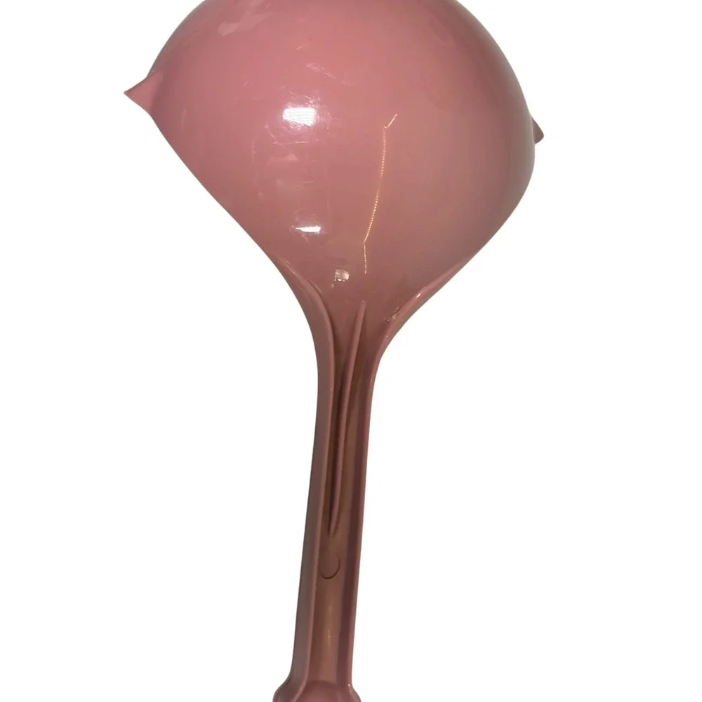 EKCO Vintage 1970s Mauve Pink Nylon Soup Ladle MCM Kitchen Retro Utensil